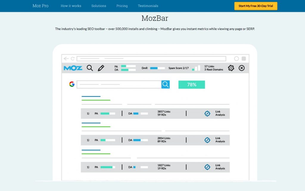 moz toolbar overview